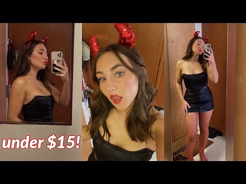 LAST MINUTE DIY DEVIL COSTUME FOR COLLEGE PARTIES!