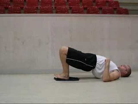 Sliding Leg Curls on the Floor