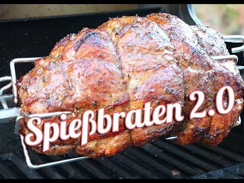 👽 ALIEN-BBQ: Spießbraten 2.0 mit der besten Marinade - Pork Spit Roast Recipe