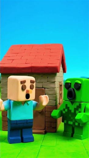 Creepers Be Like #minecraft #funny #random #ai #claymation #shorts