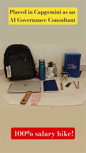 #AI #DataGovernance | Placed in Capgemini as AI Governance Consultant with a 100% salary hike!