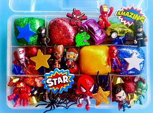 Superhero Play Dough Kit, Gift for Boys, Birthday Gift for Boys, Toddler Present, Super Hero Birthday, Playdoh Kit, Superhero Sensory Kit - Etsy