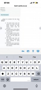 Choose two examples that best shows scaffolding in teaching.A... | Filo