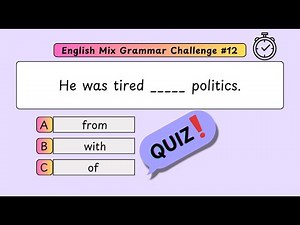 Grammar Quiz | 40 English Grammar Questions | English Grammar Test #challenge