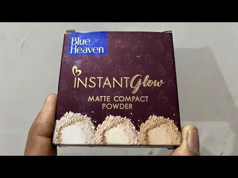 Unboxing Blue Heaven- Instant Glow Matte Compact Face Powder
