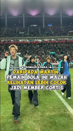 Daripada Martin, pemain bola ini malah kelihatan lebih cocok jadi member Cortis #kpop #shorts