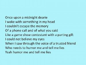 Run-Around by the Blues Traveler Lyrics