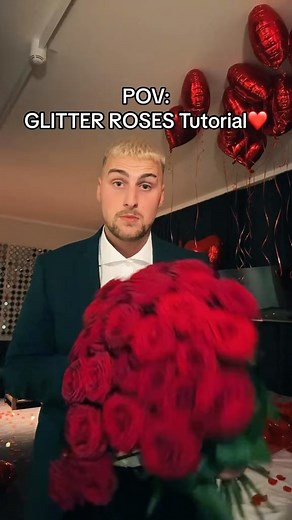 JAMOO | Glitter Roses TUTORIAL❤️🌹 | Instagram