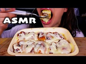 ASMR Eating Pizza Hut Cinnabon Mini Rolls (NO TALKING)