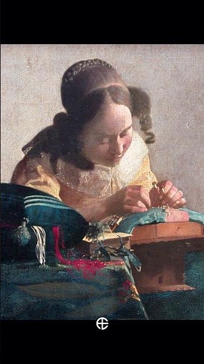 The Lacemaker - Johannes Vermeer, 1669