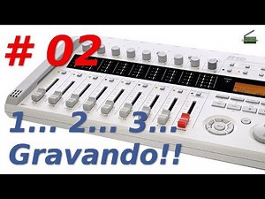 Zoom R16 - Aula 02 - 1.. 2… 3… Gravando.