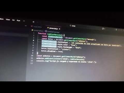 QUE ES EL DOM Y UN EJEMPLO FUNCIONAL CON JAVASCRIPT :)