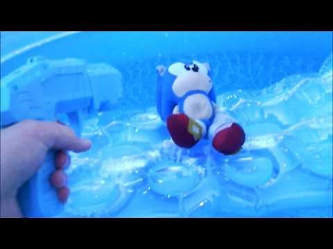 Sonic, Tails, and Knuckles go Swimming