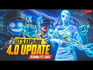 BGMI 4.1 NEW UPDATE 💥– Frost Mode, Glacier M416 & New Rewards | Glorion Esports #livestream