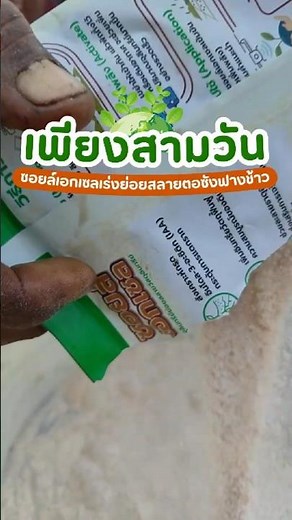 ขั้นตอนการใช้ จุลินทรีย์ซอยล์เอกเซลในการย่อยสลายฟาง