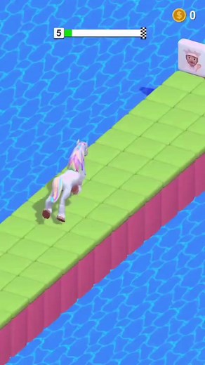 Unicorn Adventure: Navigate Colorful Platforms