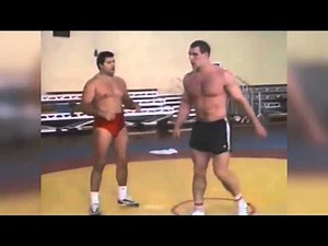 Александр Карелин и Михаил Мамиашвили Тренировка 1990 (Aleksandr Karelin)