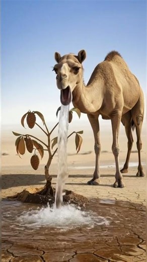 The camel is protecting the tree.