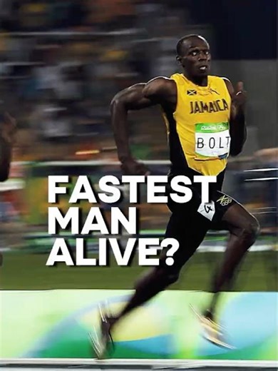 Usain Bolt’s Record Breaking Sprint | Flying on the Track? 😱🥇 #shorts #running
