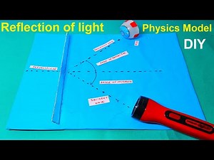 reflection of light project model - physics -science project - tlm - diy | DIY pandit
