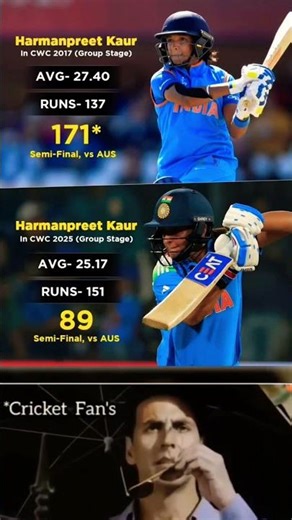 HARMANPREET KAUR CWC 2017 & CWC 2025 SF #shorts #shortvideo#short #shortsfeed#shortsvideo#viral