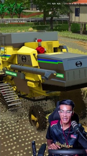 KERJA KERAS POTONG PADI ! Checkout full video ! #mesinpadi #simulator