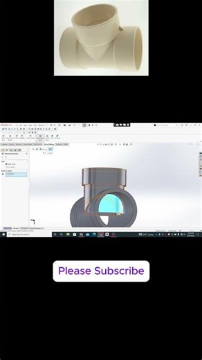 How to Design a Strong T-Joint in SolidWorks (Shorts) 💡 #mechanicaldesign