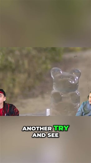 Amazing Ballistic Gummy Bear Shot With 12 Gauge! #shorts
