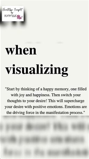 How to visualise 🌟 | Manifest through Visualisation #manifestation#visualization#shorts#ytshorts