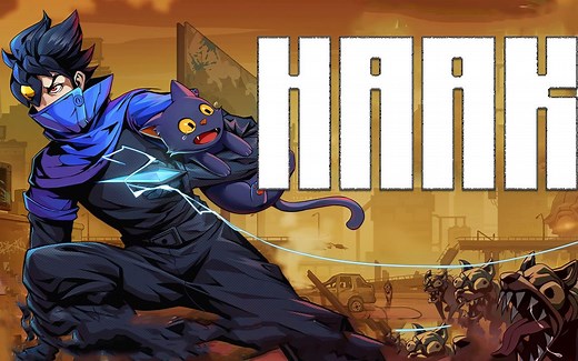 【4k】《勇敢的哈克》完美剧情攻略（最高难度、Boss无伤、全收集、全支线）【至第七章】-HAAK、类银横板动作冒险游戏