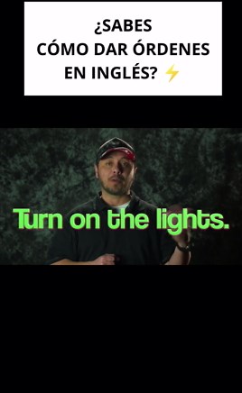 Órdenes y comandos en inglés – habla como un profesional, sin errores! #ingles #aprenderingles