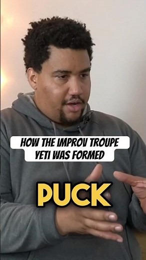 How the improv troupe YETI was formed ✨ #improvisation