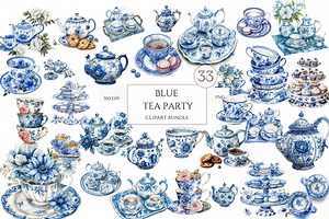 33 PNG Watercolor Vintage Blue Tea Time Clipart, Pastel Tea Clipart, Tea Time Art, Flower Teacup Png, Tee-illustration, Tea Party Bundle - Etsy
