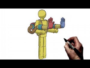 How To Draw The Player | Step By Step | Poppy Playtime