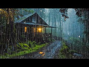 Rain Sounds for Sleeping | Heavy Rain & Rolling Thunder (White Noise) for Deep Sleep, Relax, Study
