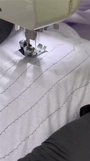 Perfect Parallel Stitch Lines ASMR 🧵 | Calm Sewing Sounds