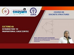 Lecture 02 : Introduction to Propositional Logic (Contd.)