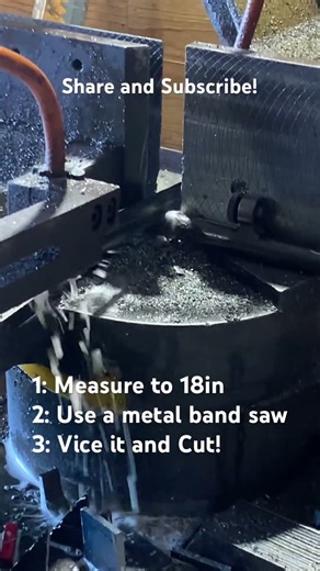 Cutting a Shotgun Barrel #gunsmithcodm #gunsmithsimulator #gunwork #metalworking #metalworkshop