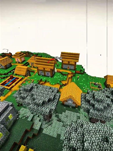 Minecraft Pale Garden Village Seed Moment ☠️ #minecraft #shorts