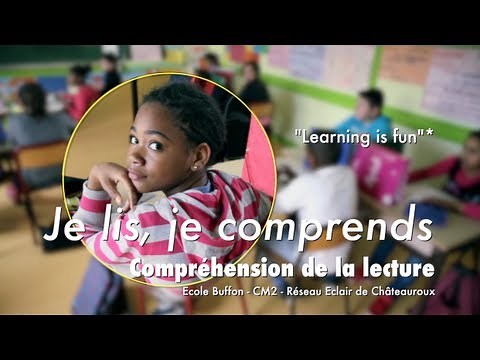 Je lis, je comprends - CM2 - "Learning is fun"