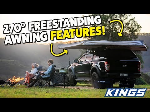 THE ULTIMATE 270º FREESTANDING AWNING from Adventure Kings!