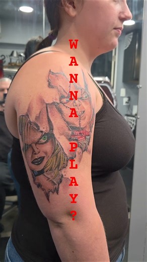 child's Play chucky movie tattoo