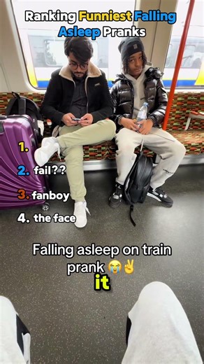 Ranking Funniest Falling Asleep On Strangers Pranks