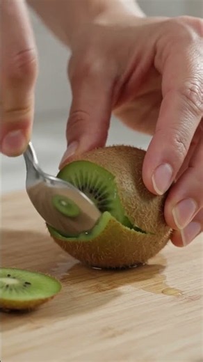 easiest way to peel a kiwi #lifehacksforu #lifehacks #popular #fypシ゚viral