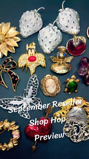 Sept 19, 2026 Reseller Community Shop Hop PREVIEW! Brooches! Details in description