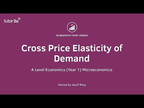 Cross Price Elasticity of Demand I A Level and IB Economics