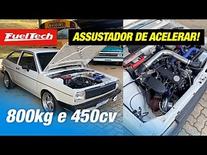 Gol Turbo com mais de 400cv acelera forte nas ruas!