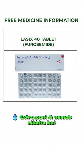Lasix Tablet Uses | When & How to Take | Furosemide | FREE MEDICINE INFORMATION