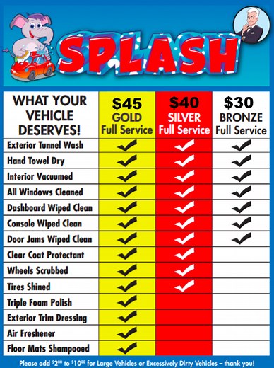 Car and Truck Wash Cotati | Splash Full Service Car Wash
