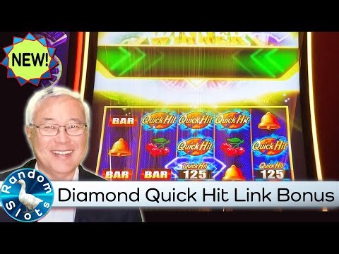 Diamond Quick Hit Link Slot Machine Bonus